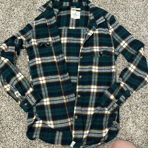 American Eagle women’s plaid flannel small slim fit